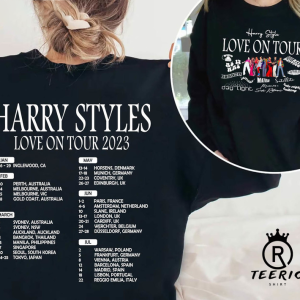 Love On Tour 2023 Shirt, 2 Side Harry Tour 2023 Shirt, HSLOT 2023 Shirt – Love On Tour Sweatshirt