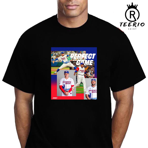 Team Puerto Rico Perfect Game In The World Baseball Classic 2023 Vintage T-Shirt