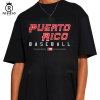 Men’s Puerto Rico Baseball LEGENDS Charcoal 2023 World Baseball Classic Country T-Shirt