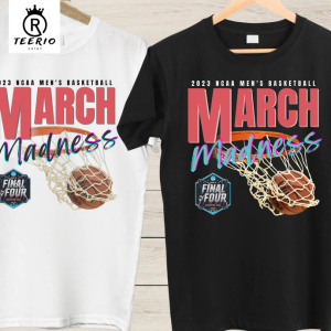 March Madness 2023 Trendy Shirt, Vintage Basketball Tee Tops Short Sleeve