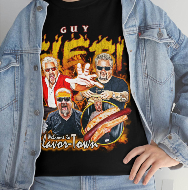 Welcome To Flavortown Vintage T-Shirt, New Guy Fieri Fans Flavortown Shirt, Guy Fieri Shirt, Funny Vintage Retro 90’s Shirt