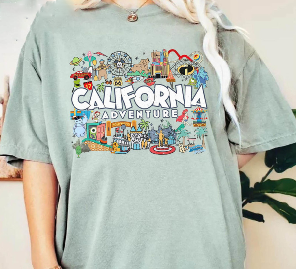 Disneyland California Adventure Cute Shirt, Funny Disney Sweater Unisex Hoodie