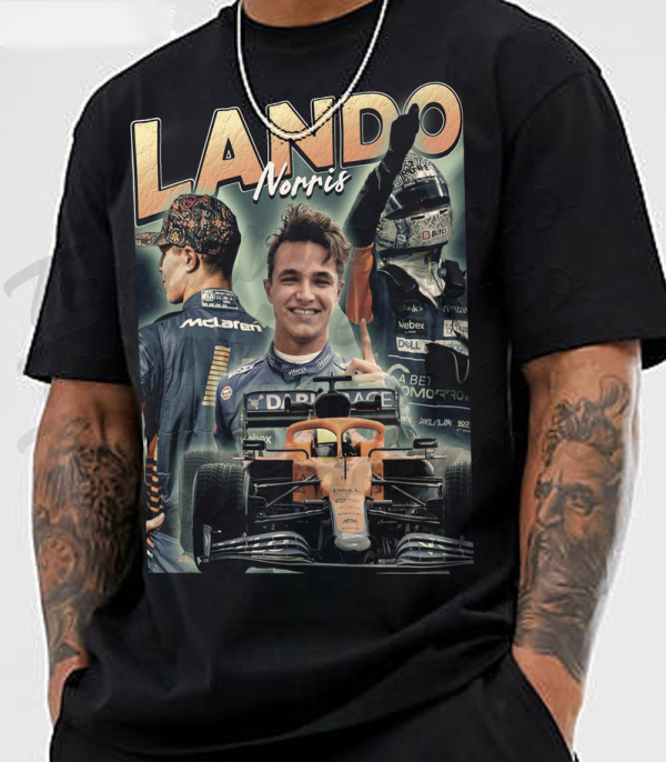 Lando Norris Shirt – Championship Formula Racing Unisex T-shirt, Fan Gift