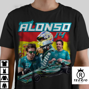 Fernando Alonso Aston Martin F1 Team 90s Vintage Bootleg Unisex Rap T-Shirt Grand Prix F1 Formula One Sweatshirt Tank Top Hoodie Crop Top