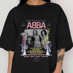 Vintage Abba Tee, Abba T-Shirt, Abba The Tour T-Shirt, Abba Band Shirt, Music Sweatshirt UK, Music Hoodie, Gift For Fan