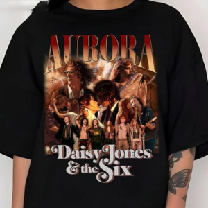 Daisy Jones Aurora World Tour Shirt, Aurora Concert  Short Sleeve T-Shirt