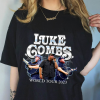 Luke Combs 2023 World Tour T-Shirt 2 Side, Luke Combs Bullhead Sweatshirt, Country Music, Luke Combs, Music Concert, Combs Tour, Western Tee