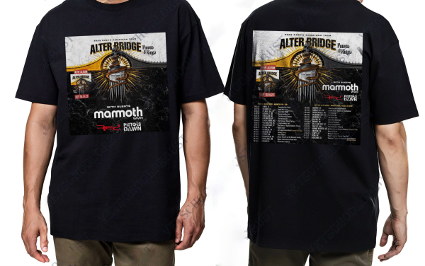 Alter Bridge North American TOUR DATES 2023 World Tour Double Sided, World Tour Music 2023 Graphic Tee Unisex T-Shirt Sweatshirts