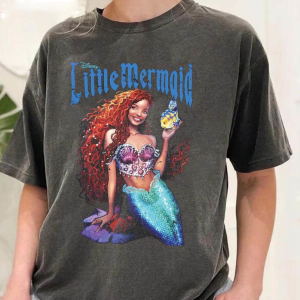 Retro Disney The Little Mermaid Shirt, Ariel Live Action Unisex Hoodie Long Sleeve