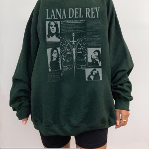 Happiness Is A Butterfly Sweatshirt, Lana Del Rey Cigarette Lipstick Merch, Norman Rockwell Album shirt, Lana Del Rey Tour 2023 Sweatshirt