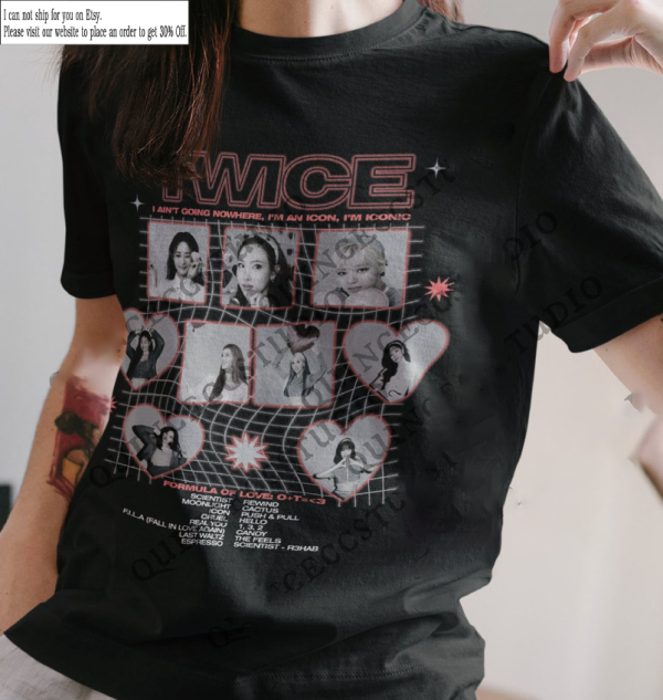 Twice Kpop, Ready To be Shirt, Vintage Gift Fan Kpop Inspired Clothing Graphic Sweatshirts T-Shirt Hoodie