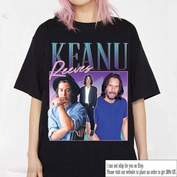 Vintage Style KEANU REEVES Shirt, Keanu Reeves Homage shirt, Keanu Reeves john wick Tee, Keanu Cyberpunk Retro 90s Movie, Keanu The One Tee