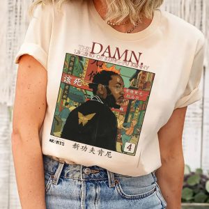 Kendrick Lamar Kung Fu Kenny Damn Comic Art Book Retro Vintage 90s Hip Hop Gifts For Fan T-Shirt, Hoodie, Sweatshirt, Fan Gift