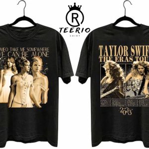 “Custom Lyrics Taylor Swiftie The Eras Tour Shirt, Fearless Swiftie Merch Sweatshirt Hoodie, TSwift Album, Retro Music Concert, Tour Date “