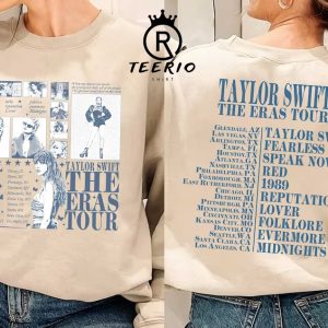 TS The Eras Tour 2023 Shirt Taylor Swiftie Merch Sweatshirt Hoodie TSwift Album Vintage Retro y2k Music Concert Track list Red Midnight 1989