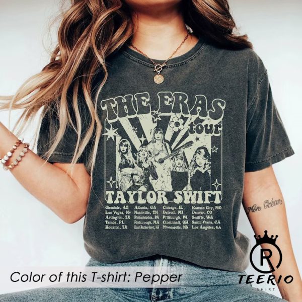 Comfort Colors® The Eras Tour Shirt, Swiftie Eras Tour Shirt, Swiftie Eras Shirt, Swiftie Shirt, TS Eras Tour 2023 Shirt, Swiftie Eras Tee