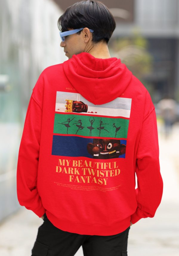 Kanye West My Beautiful Dark Twisted Fantasy Unisex Premium Pullover Hoodie, Trending T-Shirt