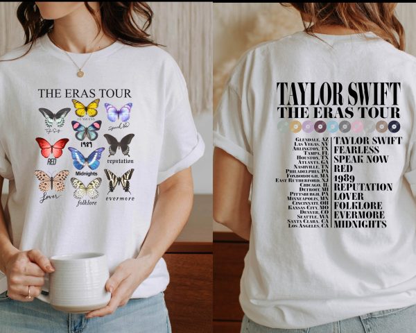 The Eras Tour 2023 Sweatshirt, The Eras Tour Butterfly Sweater, The Tour Merch, Taylor’s Version Sweater, Swiftie Merch, 10 Butterfly Sweat