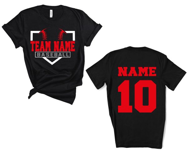 CUSTOM Baseball Shirt, Baseball Numbers Shirt, Personalized Baseball Tees, Baseball Spirit wear, Baseball shirts, Baseball Team, Baseball