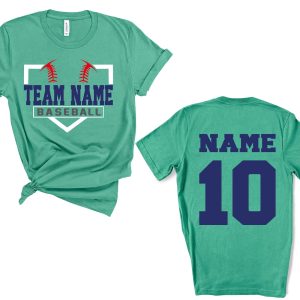 CUSTOM Baseball Shirt, Baseball Numbers Shirt, Personalized Baseball Tees, Baseball Spirit wear, Baseball shirts, Baseball Team, Baseball