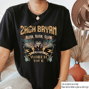 Zach Bryan Vintage Shirt, Zach Bryan World Tour Graphic Tee