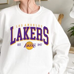 Vintage LA Basketball Sweatshirt;T-shirt