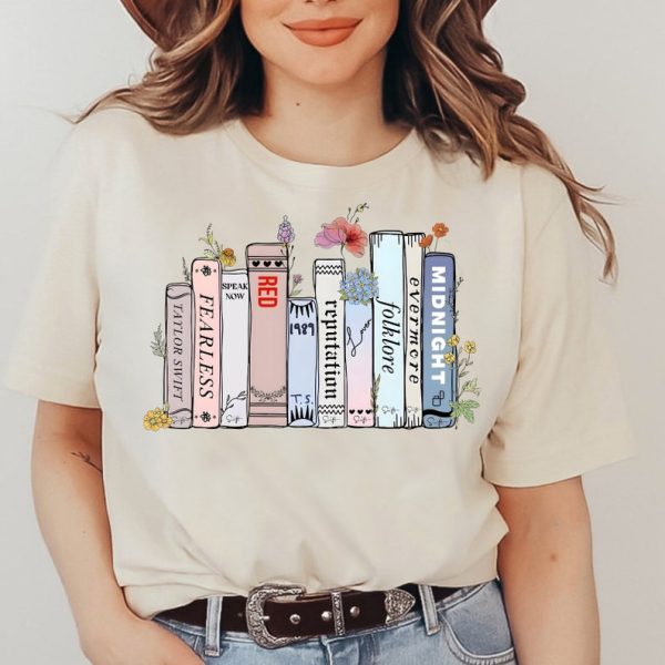 Ts Albums as Books Tshirt,Taylor’s Version Shirt,Taylor Swiftie Merch Sweatshirt,Taylor Swift Merch,Swiftie Shirt,Albums as Books Sweatshirt