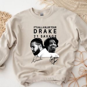 It’s All A Blur Tour 2023 T-Shirt, Drake 21 Savage Shirt, Hip Hop Fan Shirt, Drake Merch Graphic Tees, Rapper Shirt, Drake Fan Gift, Rap Tee