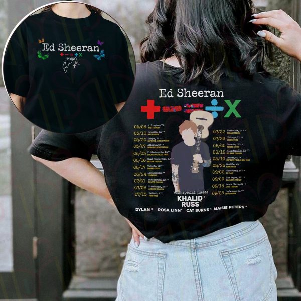 Ed. Sheeran Shirt, Ed. Sheeran Concert Shirt, Mathematics Tour Shirt, Music Tour 2023 Shirt, Ed. Sheeran Lover Shirt