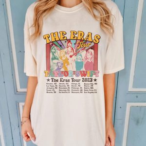 Retro TS The Eras Tour 2023 Shirt, Swiftie Eras Tour Shirt, Swiftie Eras Shirt, Eras Tour Merch Shirt, Swiftie Merch