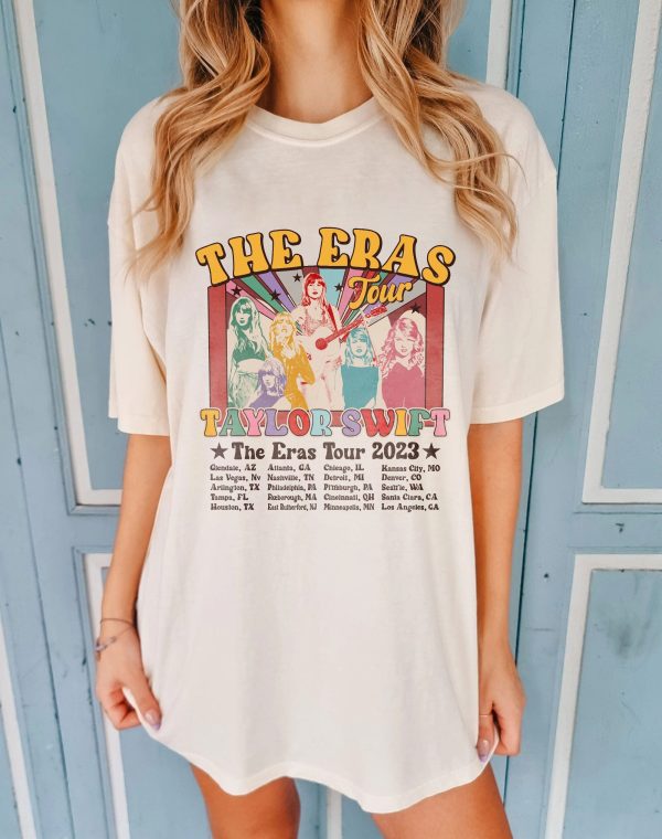 Retro TS The Eras Tour 2023 Shirt, Swiftie Eras Tour Shirt, Swiftie Eras Shirt, Eras Tour Merch Shirt, Swiftie Merch