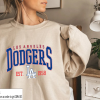 Los Angeles Baseball Crewneck Sweatshirt, Vintage Los Angeles Baseball Shirt, Los Angeles MLB Shirt, Baseball Fan Gift,Los Angeles Fan Shirt