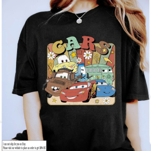 Disney Cars Shirt, Lightning McQueen And Friends Shirts, Disney Birthday, Hippie Shirt, Piston Cup, Mcqueen Car Shirt,Disney Kids Tee