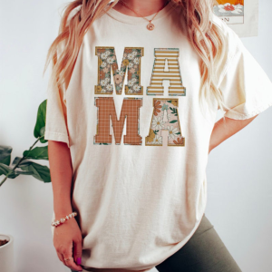 Mama Shirt, Mom Life Shirt, Mother’s Day Shirt, Floral Mama T-Shirt, Mother’s Day Gift, Flower Gift For Mom, girl mama shirt, boy mama tee