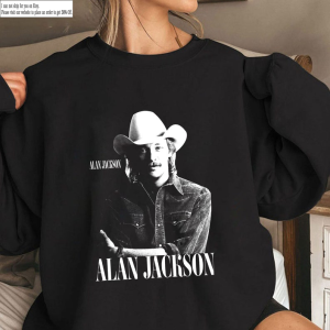 Alan Jackson retro Shirt, Vintage 90s Alan Jackson T-shirt, Country Music, Cowboy Jackson Shirt, Alan Jackson Merch Hoodies, Western tee