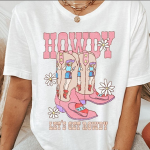 Howdy t shirt Western Graphic Tee oversize graphic tee cute western shirts boho western shirt southwest shirt midwest shirt nashville shirt