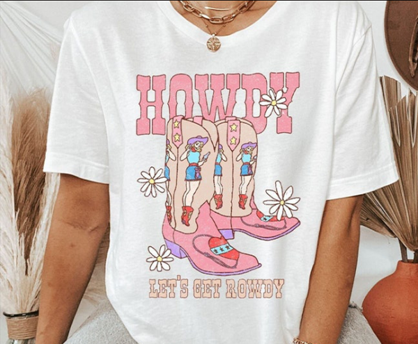 Howdy t shirt Western Graphic Tee oversize graphic tee cute western shirts boho western shirt southwest shirt midwest shirt nashville shirt