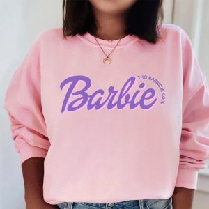 Trendy Barbie Sweatshirt, This Barbie Is Cool, Unisex Aesthetic Sweatshirt, Funny Shirt, Funny Gift, Movie Lover Gift, Movie Gifts