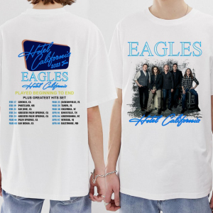 The Eagles Hotel California Tour 2023 Shirt, Eagles Concert, Music Tour Shirt, Rock Tour 2023, The Eagles Tour Shirt