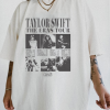 Taylor’s Swiftie Merch, The Eras Tour 2023 Sweatshirt, The Eras Tour Vintage 2 Side Shirt With Tour Places and Albums on The Back Shirt