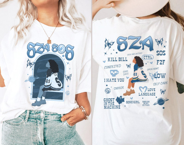 SZA Shirt, Sza – Good Days Graphic Tee, Sza Merch, SOS Tour 2023, Kill Bill, Graphic T Shirt Sza, Sza Sos Tracklist