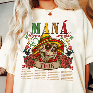 Mana Shirts, Mana Tour 2023 Tee, Mana Concert Shirt, México Lindo Y Querido Tour Shirt, Rock Mexicano Band