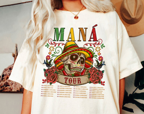 Mana Shirts, Mana Tour 2023 Tee, Mana Concert Shirt, México Lindo Y Querido Tour Shirt, Rock Mexicano Band