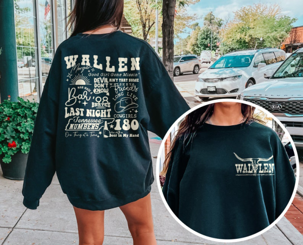 Wallen  Sweatshirt, One Thing At A Time Shirt, Wallen Western T-Shirt, Cowboy Wallen Shirt, Wallen Bullhead Shirt, Western Tour Tshirt