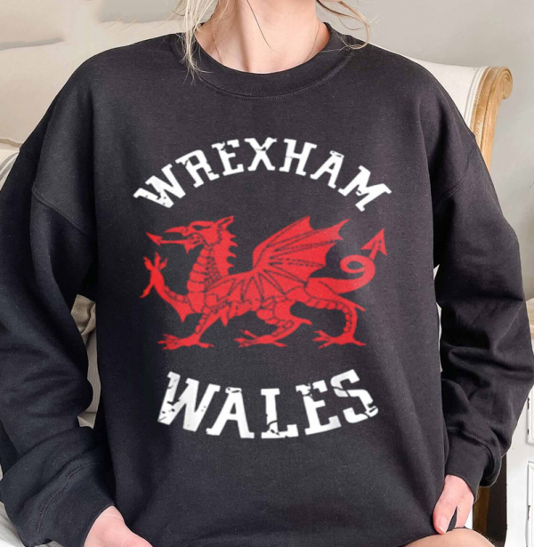 Wrexham FC Sweatshirt, Wrexham 2022 Football Shirt, Wrexham Association Hoodie, Wrexham Logo Tee Sweatshirt Hoodie Unisex, Gift for Fan