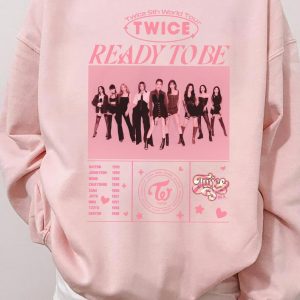 Twice Ready To Be World Tour Shirt. Twice Tour 2023 Shirt. Twice Album Shirt. Twice Mina, Jihyo, Tzuyu, Sana, Nayeon, Momo