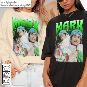 Mark Kpop Shirt, NCT Vintage Sweatshirt, Mark Vintage Retro Graphic Tee Music Unisex Gifts Fan Hoodie, Kpop Retro Shirt