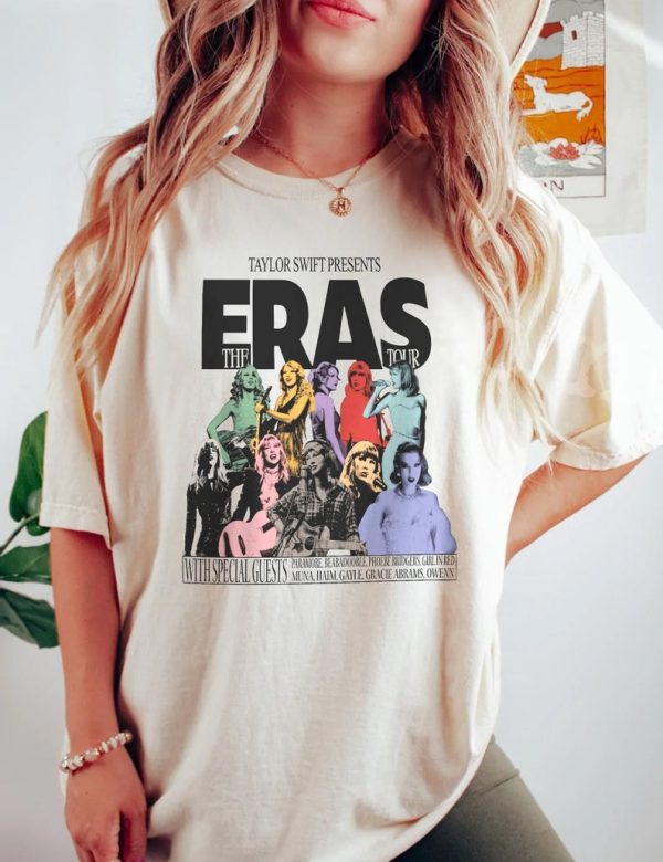 Retro Taylor The Eras Tour Shirt, The Eras Tour, Taylor Swiftie Shirt, Swiftie Tour Tee, Y2k TS The Eras Tour 2023