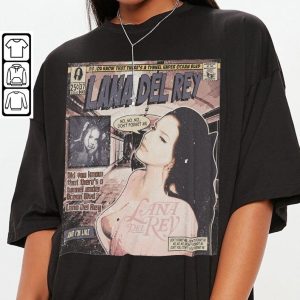 Lana Del Rey Comic Shirt, Sweatshirt Lana Del Rey Album Did You Know That There’s a Tunnel Under Ocean Blvd Graphic Tee Comic Book Tshirt