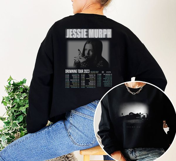 Vintage Jessie Murph Music Tour 2023 Sweatshirt, Jessie Murph Merch, Tank Top Shirt, Drowning Tour 2023, If I Died Last Night Tour Shirt